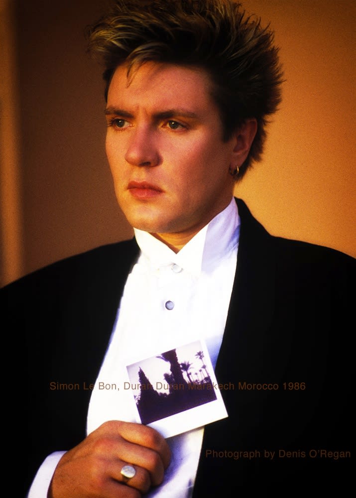 DURAN DURAN, Simon Le Bon Marrakech, 1986