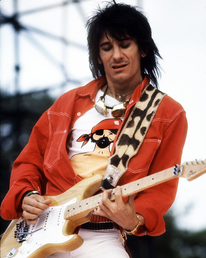 ROLLING STONES, Ronnie Wood Leeds 1982, 1982