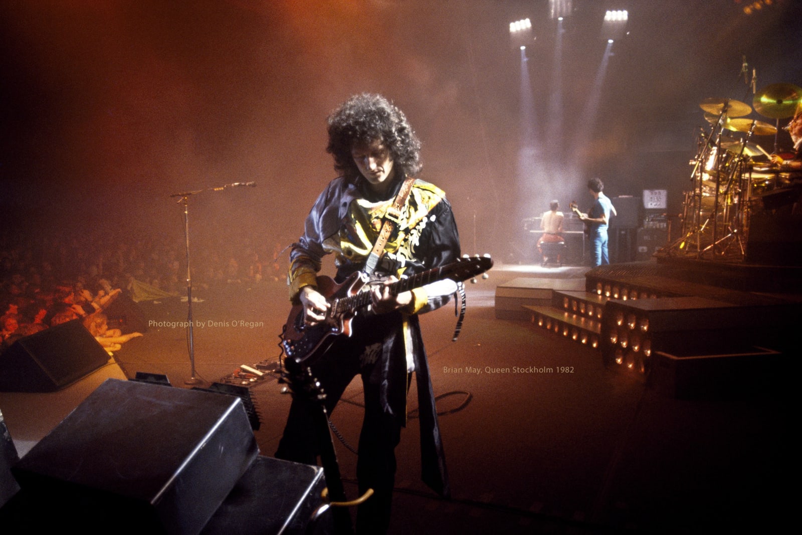 QUEEN, Brian May Stockholm Sweden, 1982