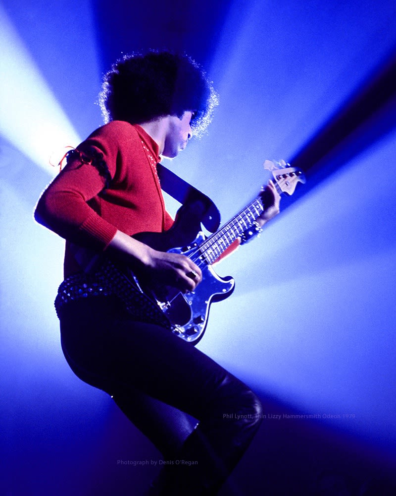 THIN LIZZY, Phil Lynott Hammersmith, 1979