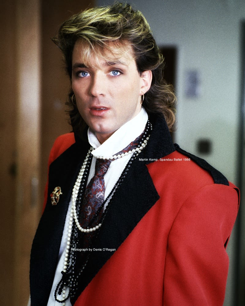 SPANDAU BALLET, Martin Kemp backstage, 1985