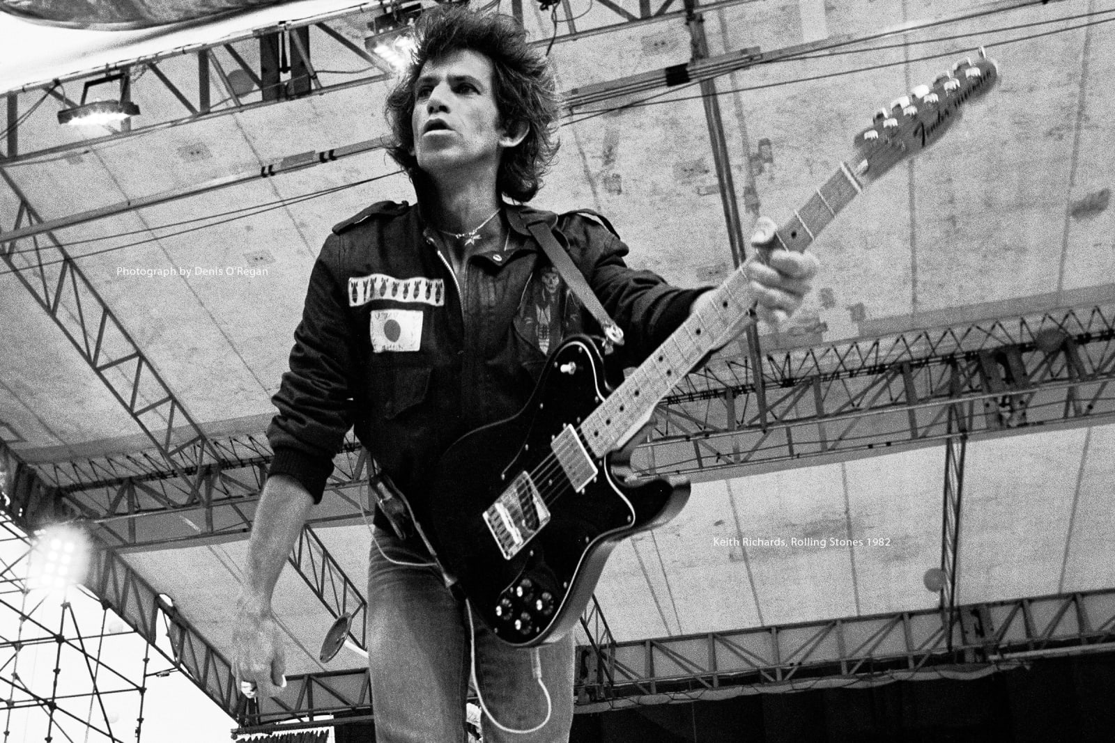 ROLLING STONES, Keith Richards live, 1982