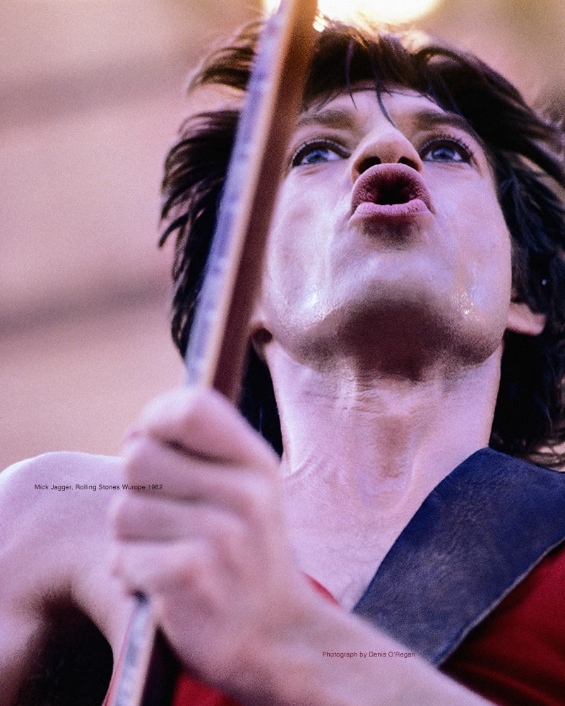 ROLLING STONES, Mick Jagger live, 1982
