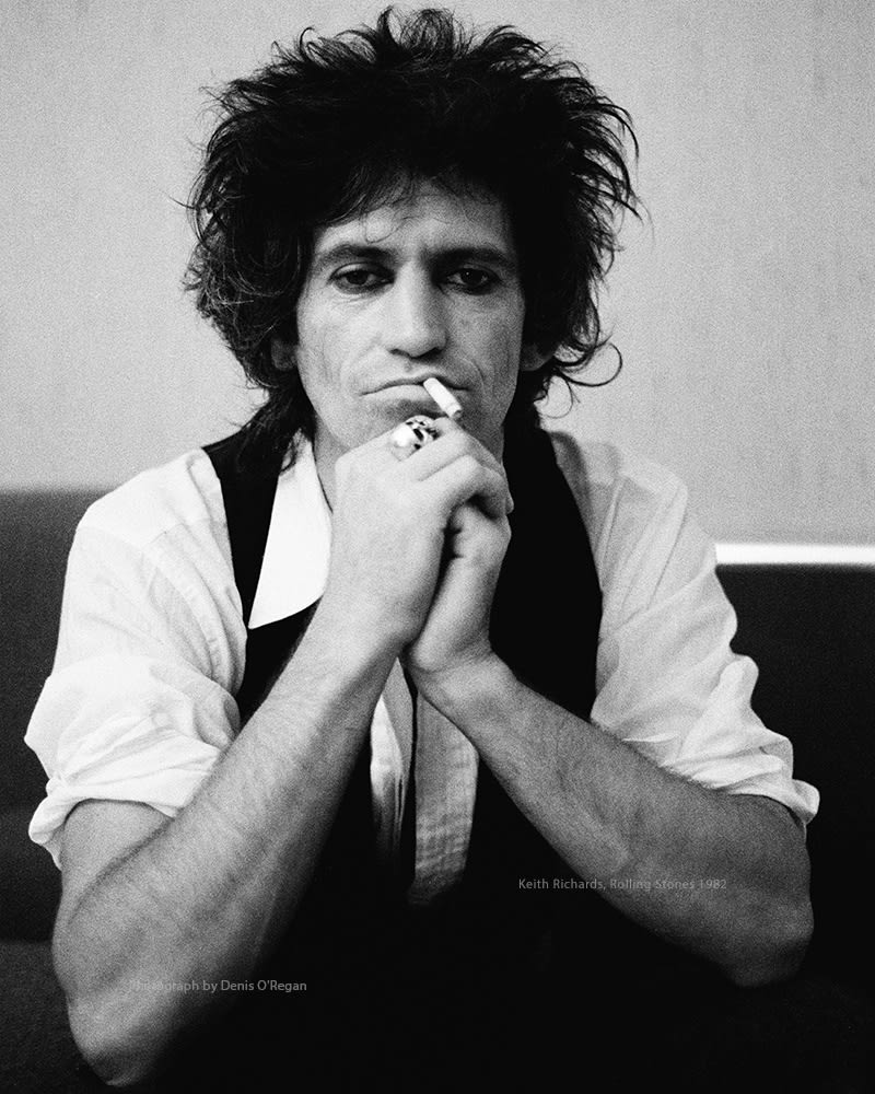 ROLLING STONES, Keith Richards London, 1982