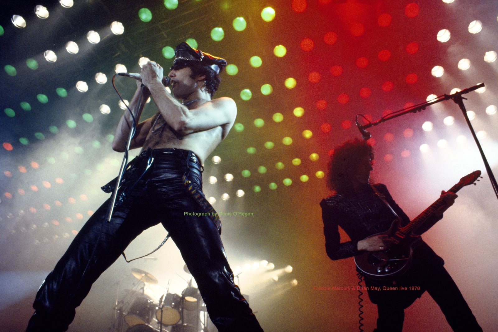 QUEEN, Freddie and Brian live, 1978