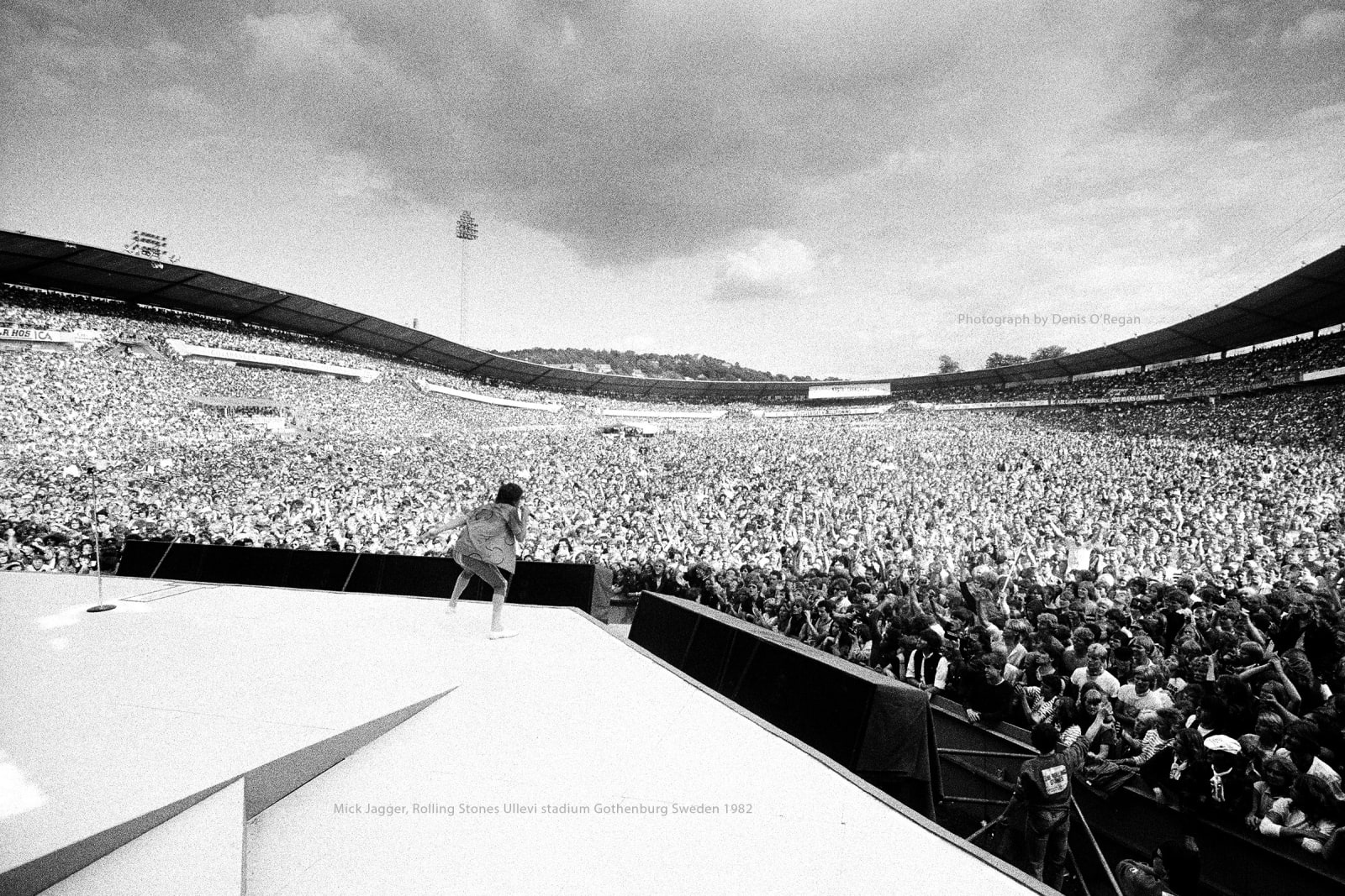 ROLLING STONES, Mick Jagger Gothenburg, 1982