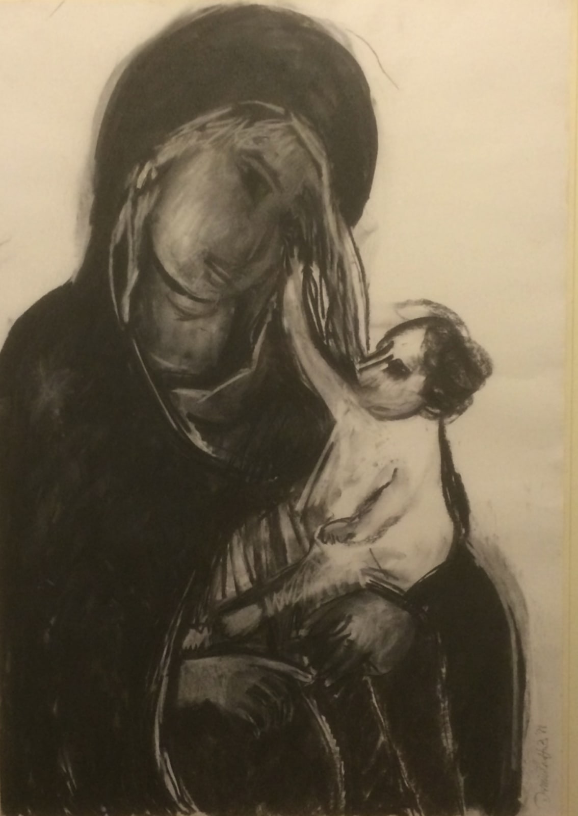 Madonna and Child (after Duccio), 1988