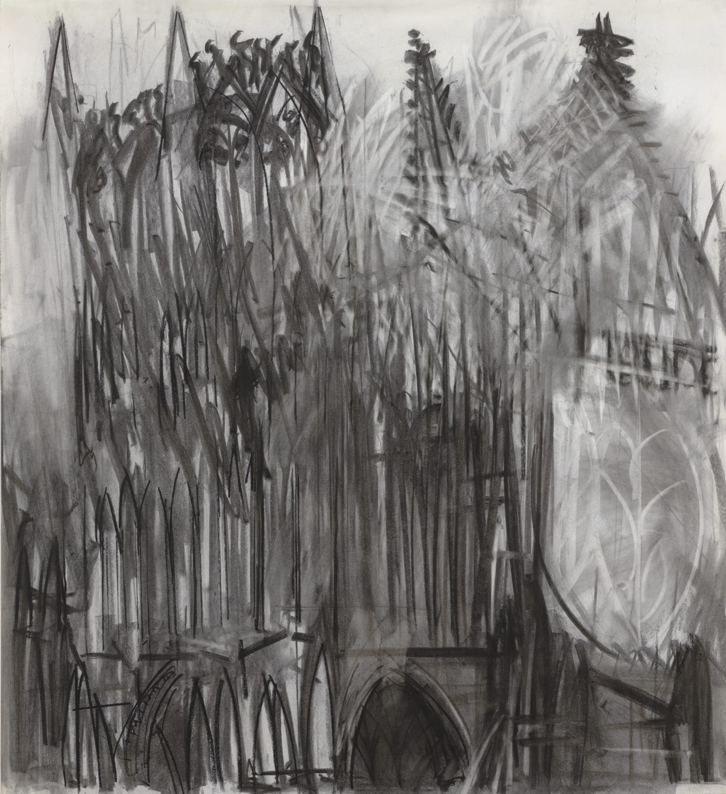 Lincoln Cathedral from the Dean's Garden, 1987