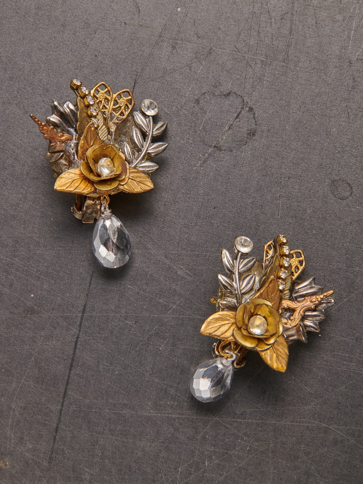 Maximal Art, Rose Garden Earrings, 1987