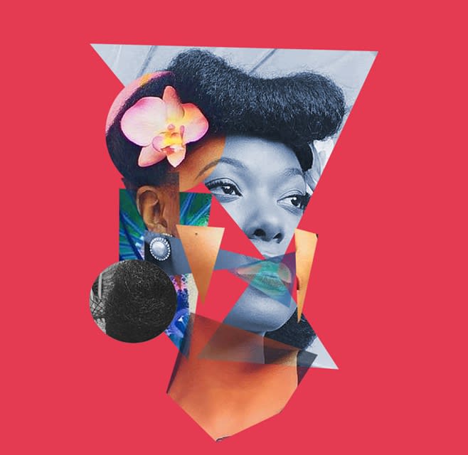 Kara Mshinda, Woman with Pink Parasol, 2024