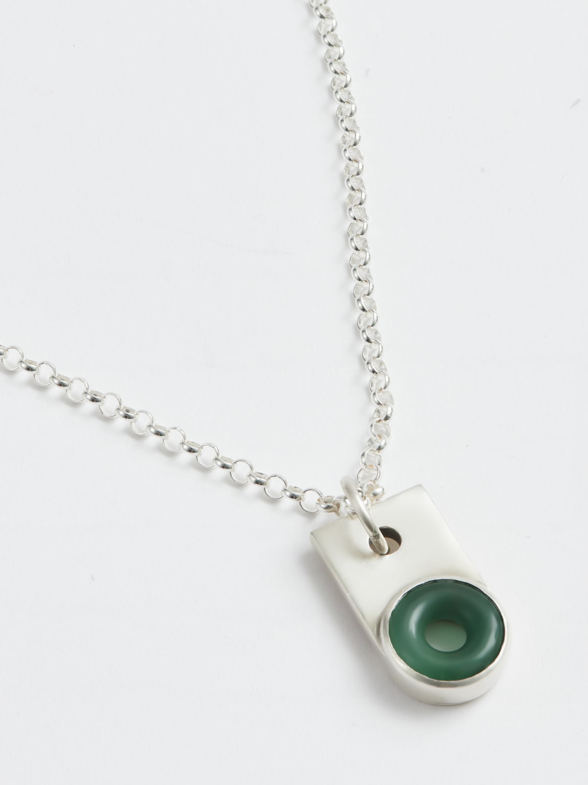 Kathryn Kelly, Narrow Aventurine Tag Pendant