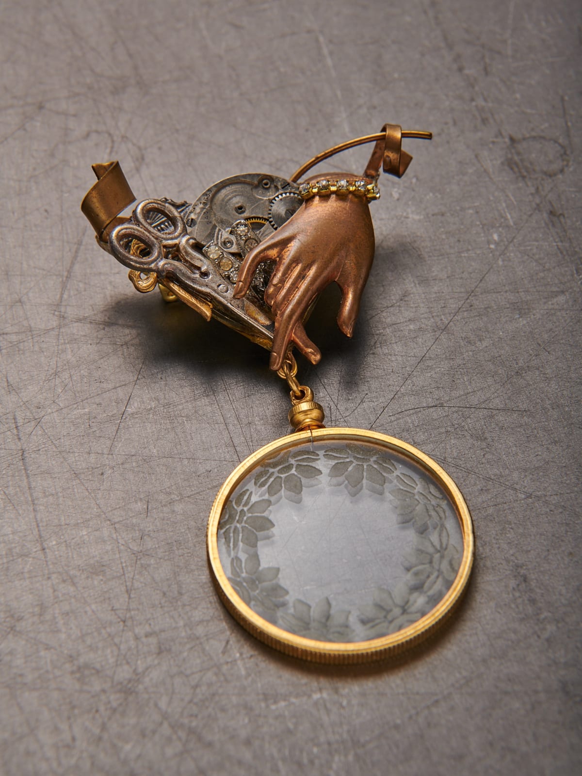 Maximal Art, Helping Hand Brooch, 1987