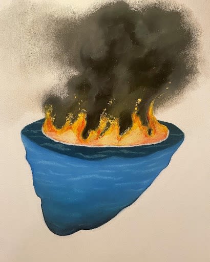 Sarah Peoples, Fire Boom, 2023