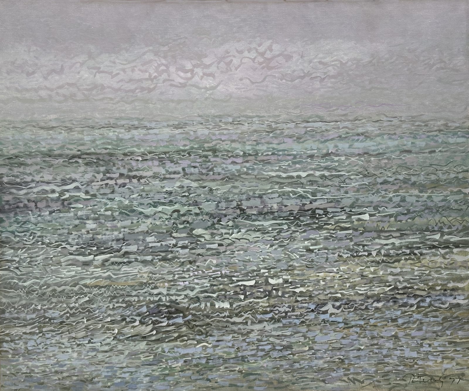 Gabor Peterdi, Lavender Reef, 1970