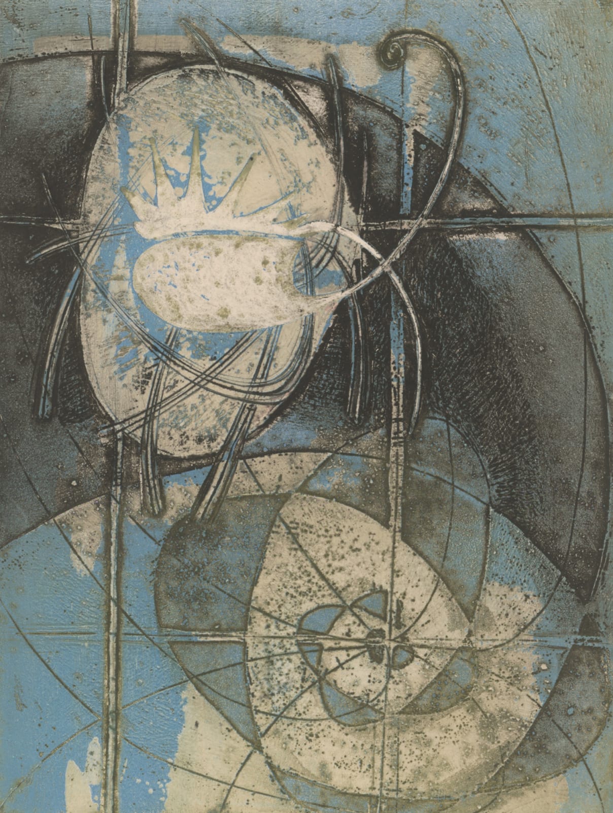 Krishna Reddy, Abstrix, c. 1953