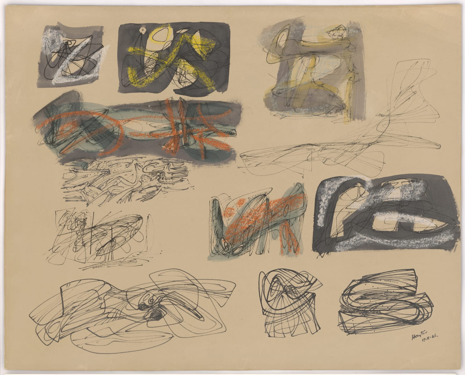 Stanley William Hayter, Worksheet, 1946