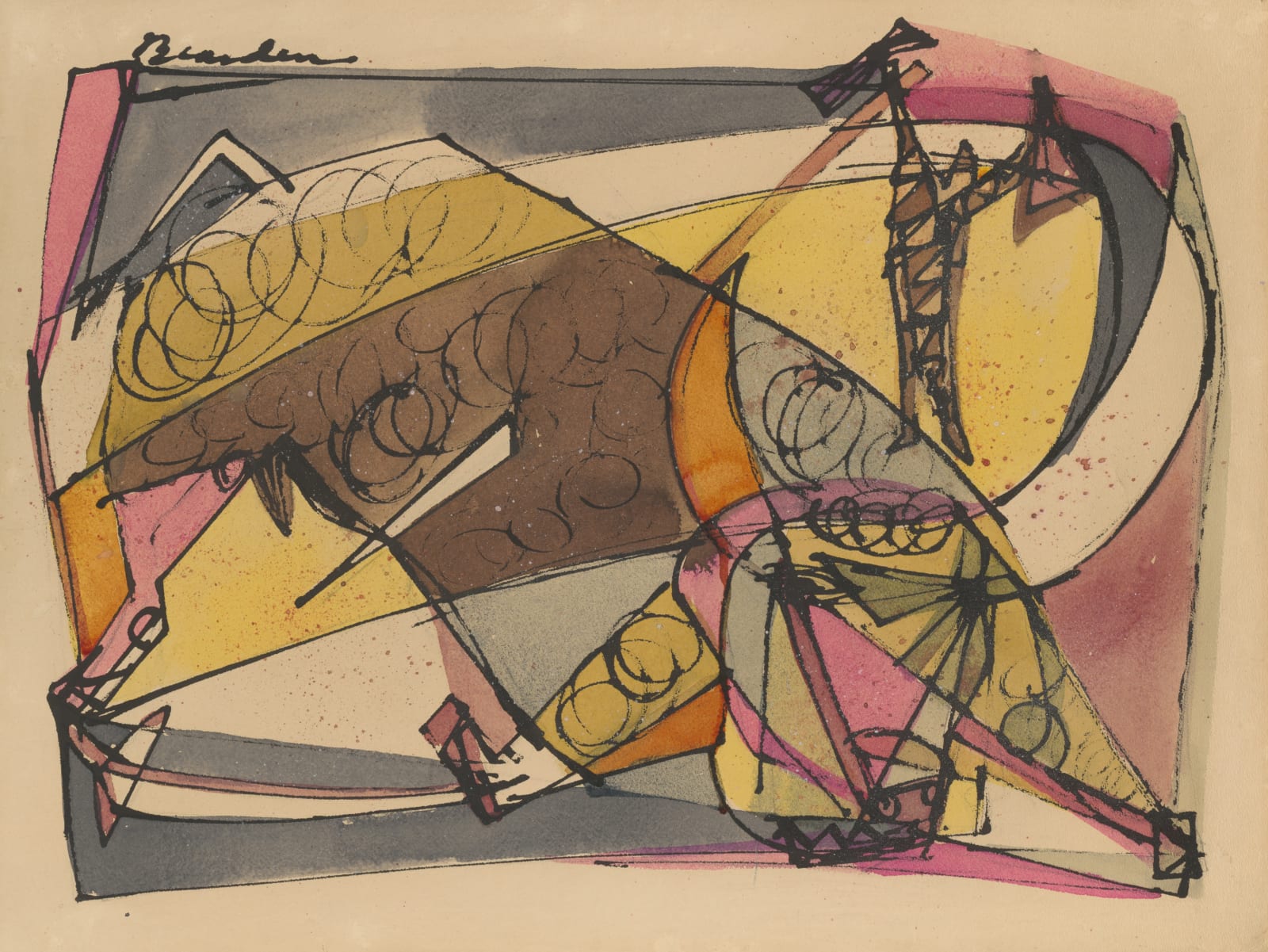 Romare Bearden, Weary of Treading The Earth, 1946