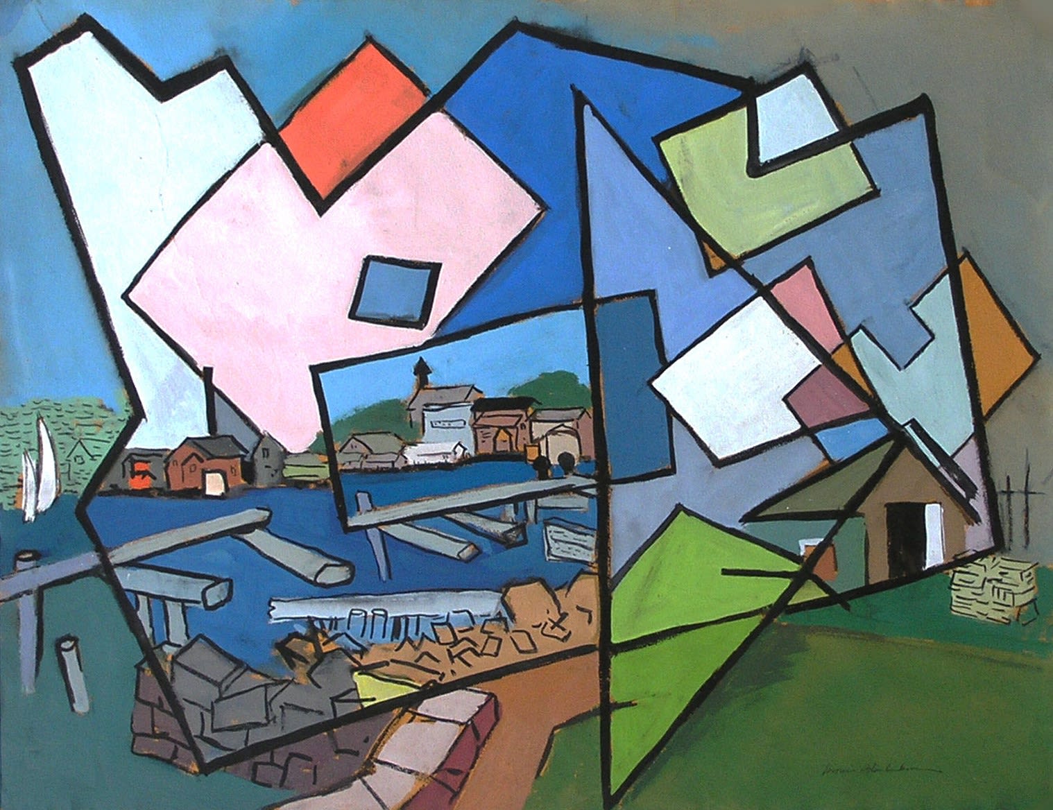 Morris Blackburn, Gloucester Harbor, 1946