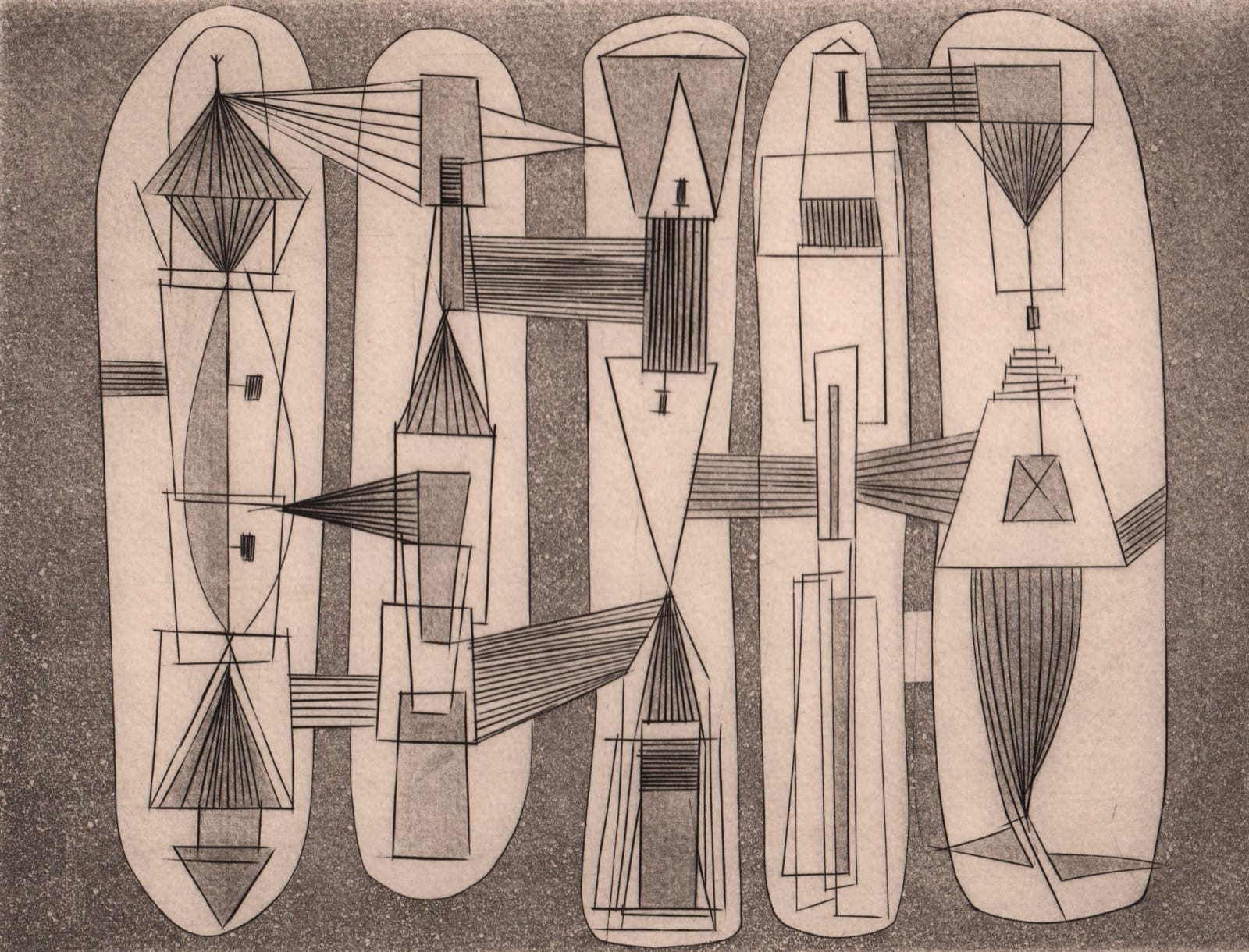 Dorothy Dehner, The Maiden Aunts, 1958