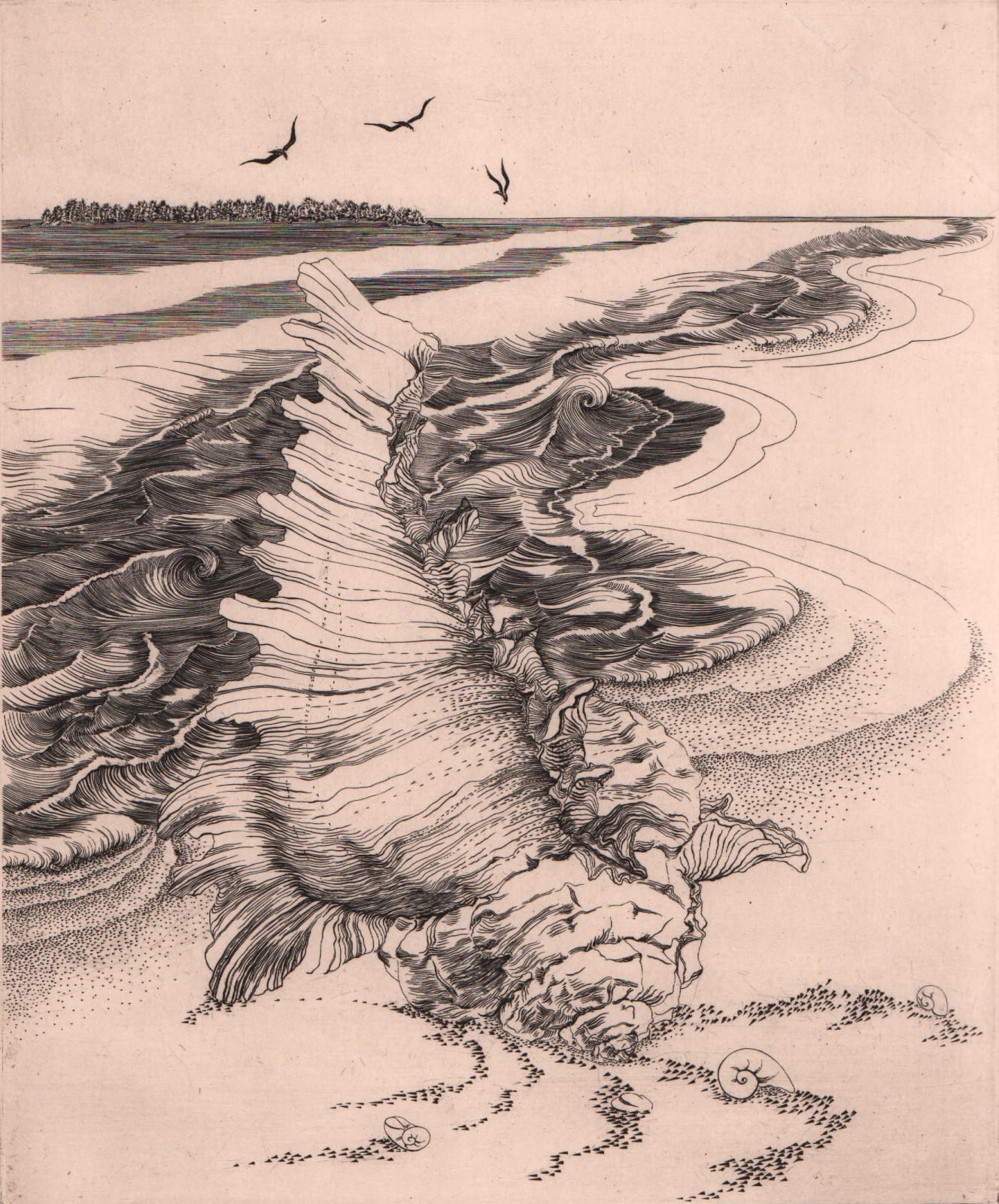 Christine Engler, The Gigantic Shell, 1947