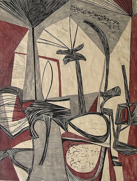 Fred Becker, Wire Plants, 1955