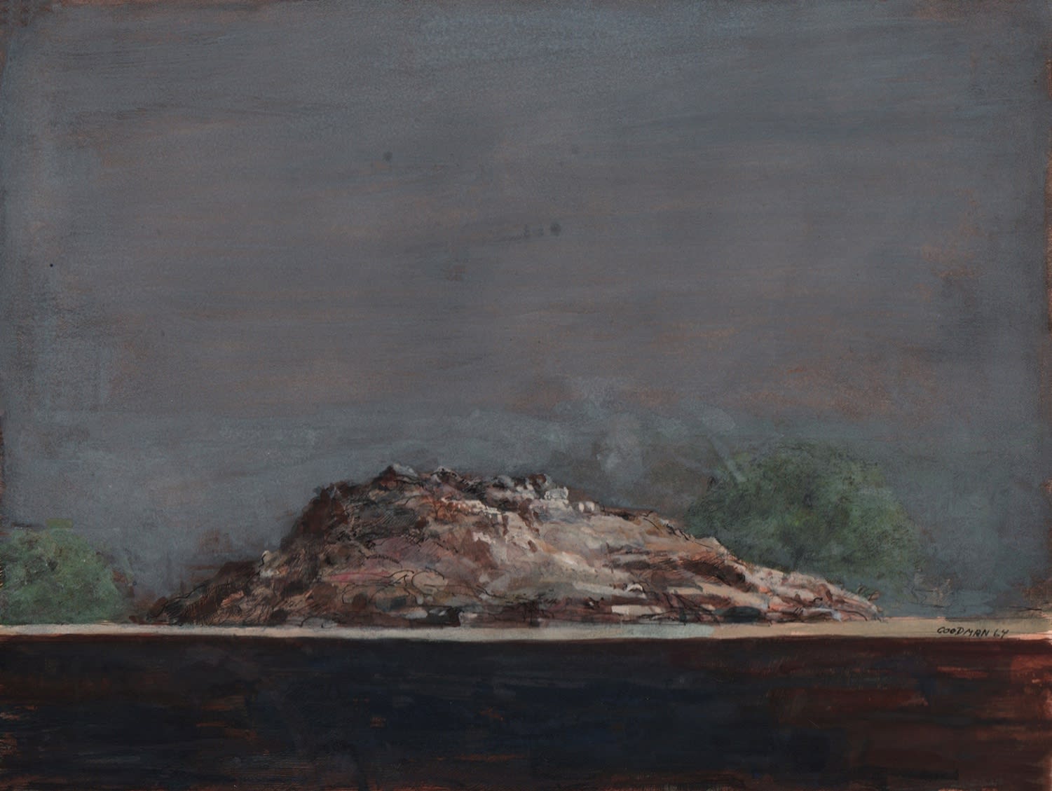 Sidney Goodman, Pile, 1964