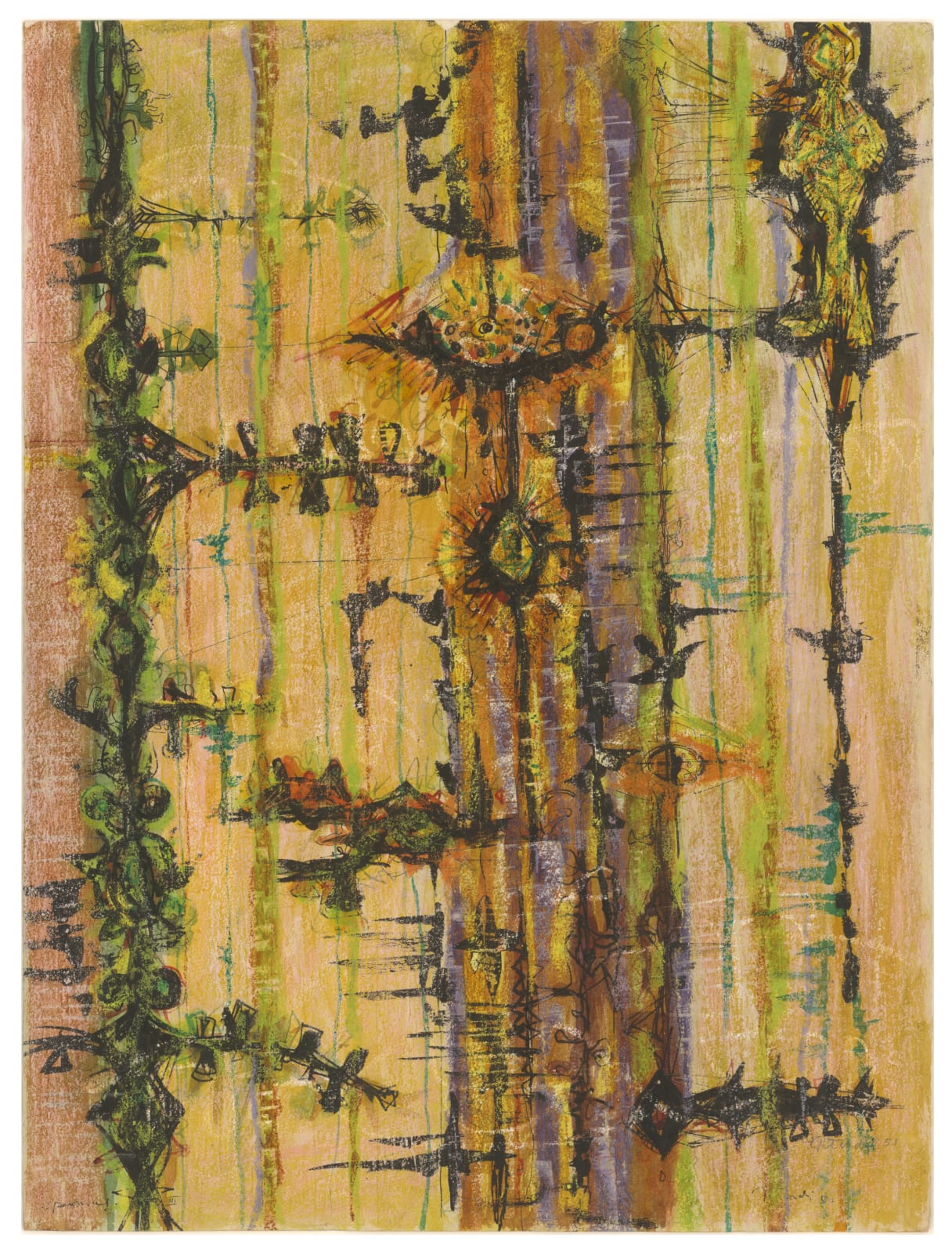 Gabor Peterdi, Spawning III, 1951