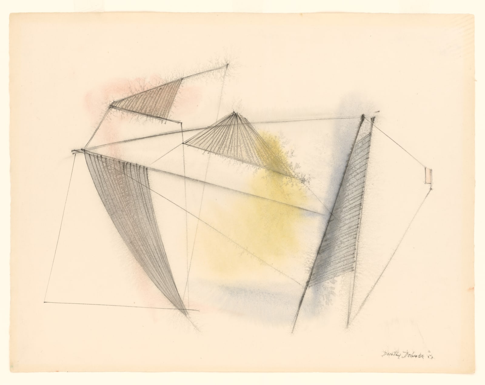 Dorothy Dehner, Beach Play, 1954