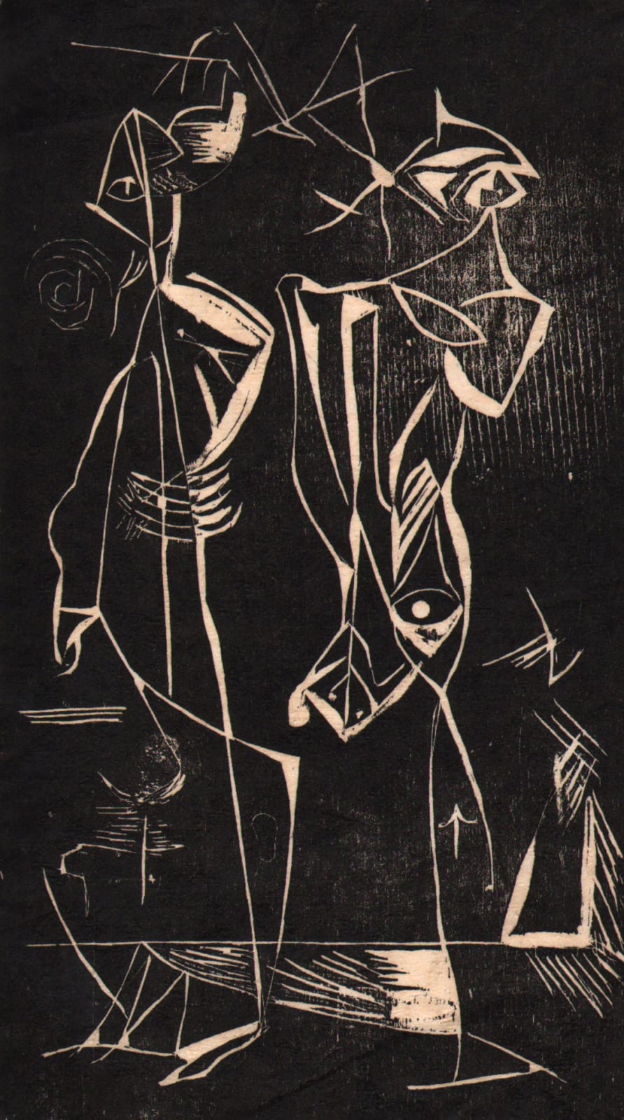 Francine Felsenthal, Untitled (Figures), 1946