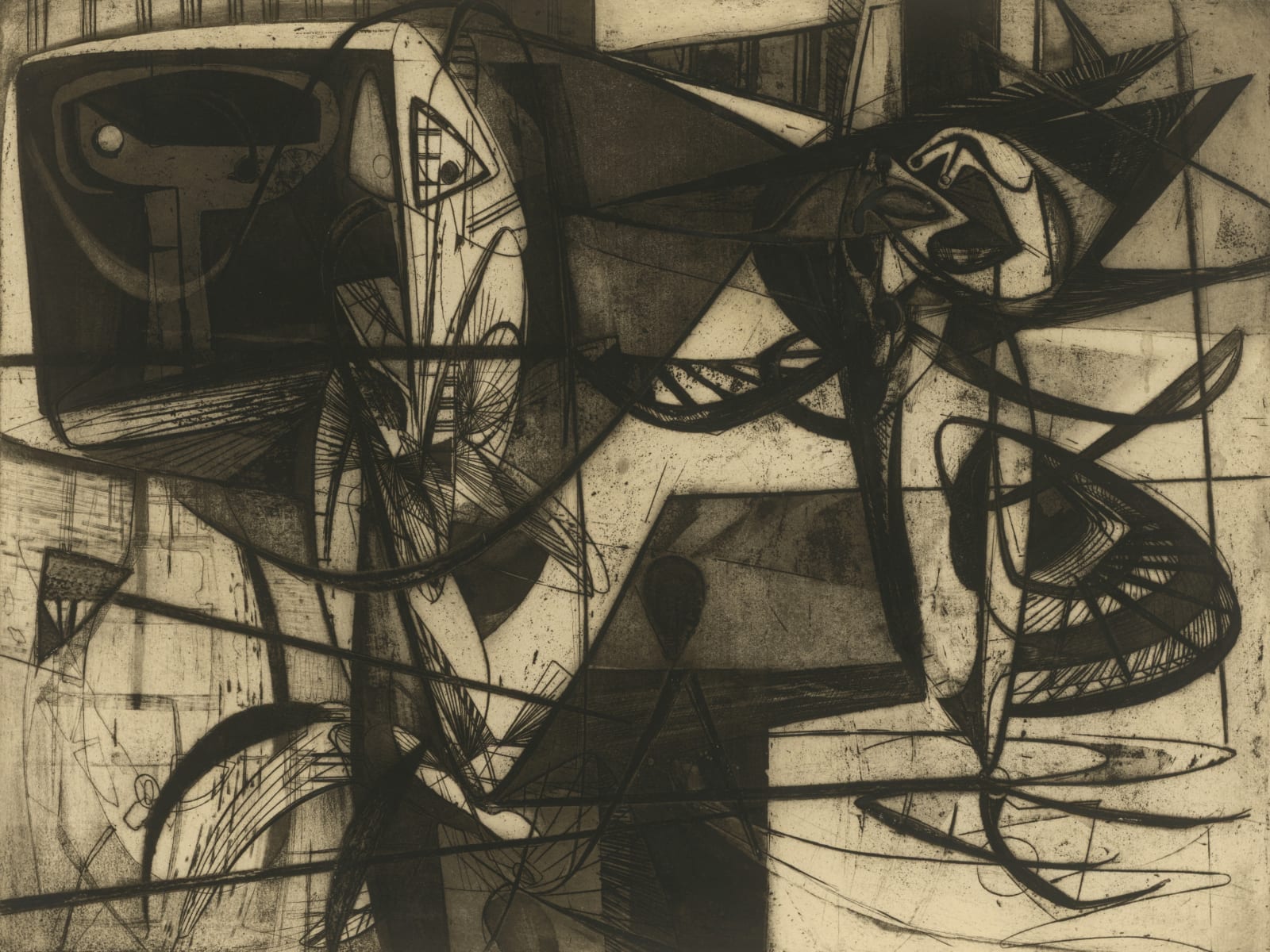 Mauricio Lasansky, Time in Space, 1946