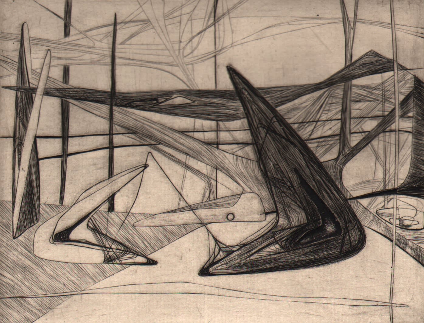 Margaret Jean Kettunen Zegart, Forms in Space I, 1948