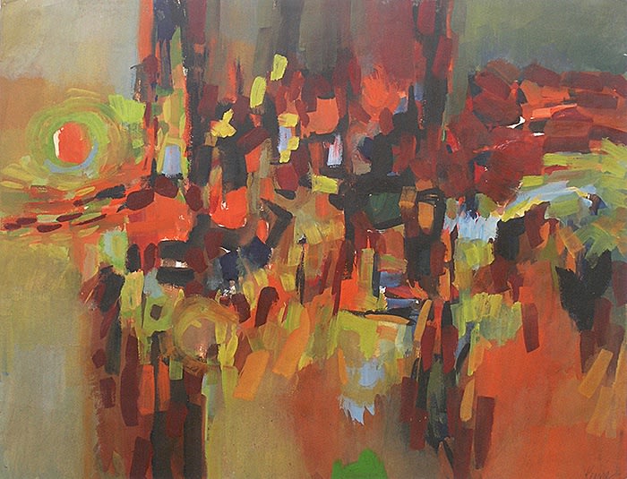Paul Keene, Abstraction, 1956