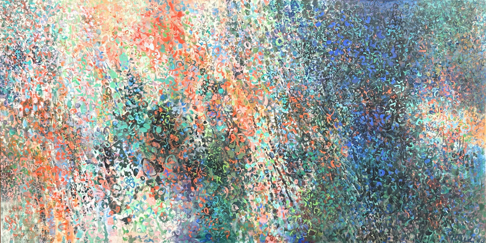 Gabor Peterdi, Horizontal Garden II, 1960 - 81