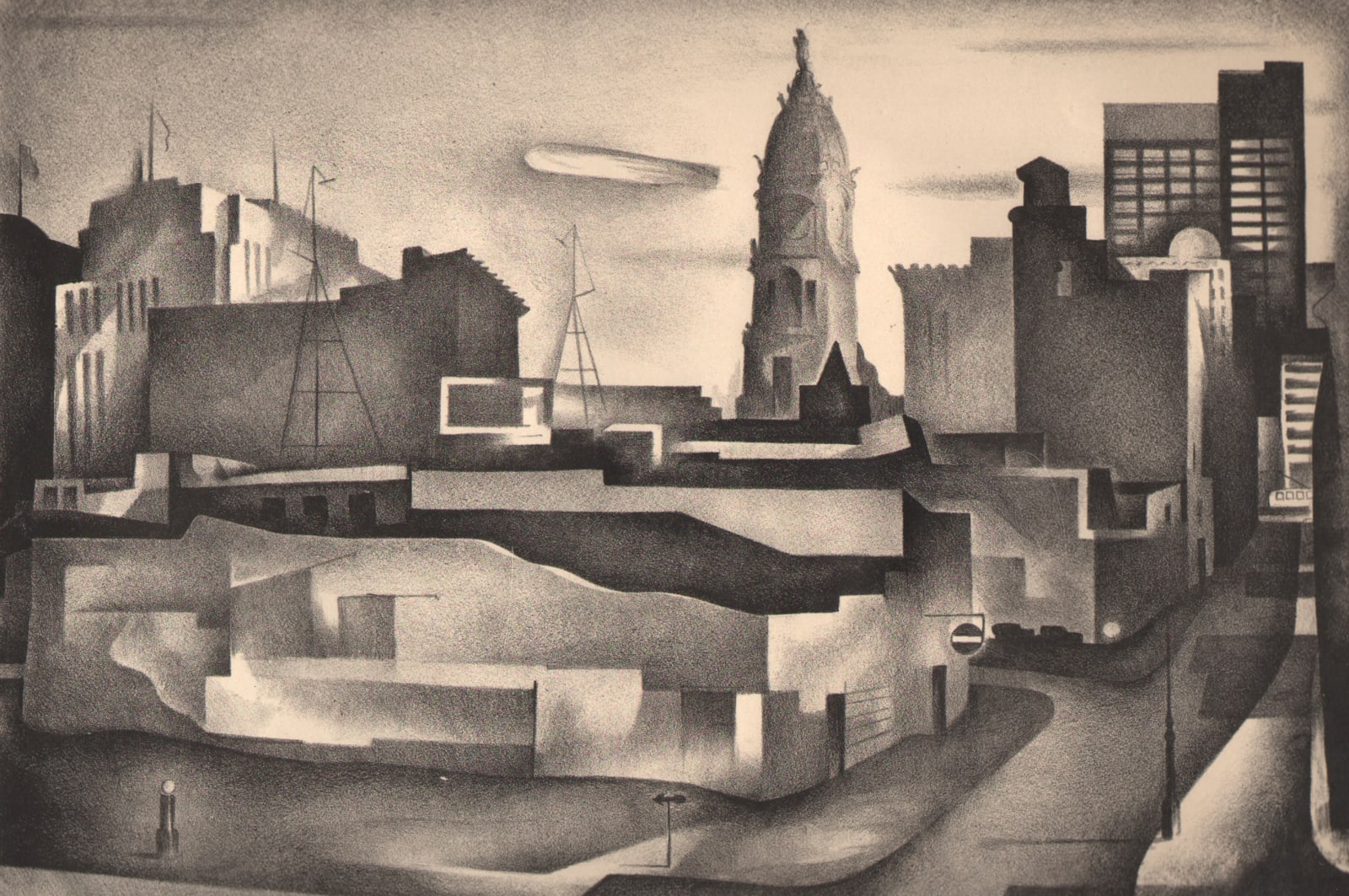Benton Spruance, Changing City, 1934