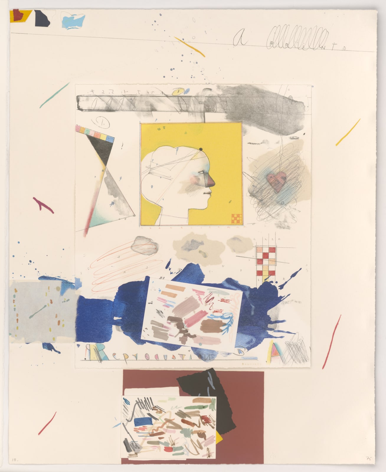 Raymond Saunders, Profile In Time, 1982