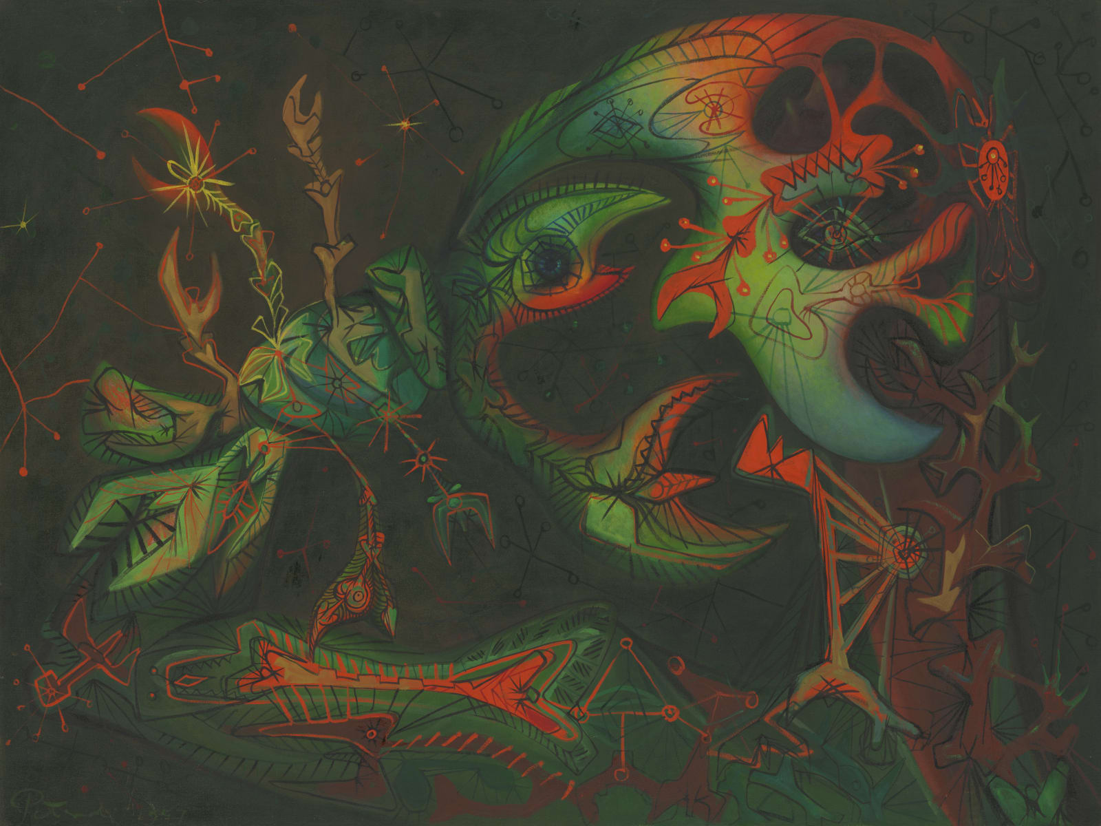 Gabor Peterdi, Nervous Lobster, 1947