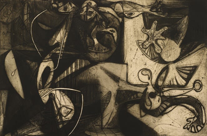 Mauricio Lasansky, Dachau, 1946