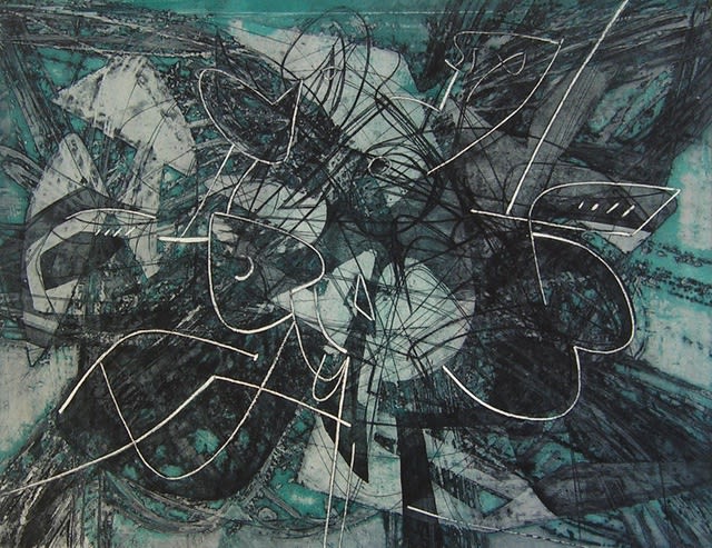 Stanley William Hayter, Witches Sabbath, 1958