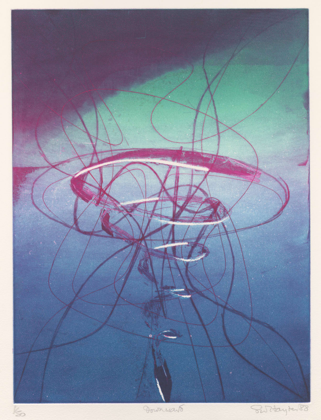 Stanley William Hayter, Downward, 1988