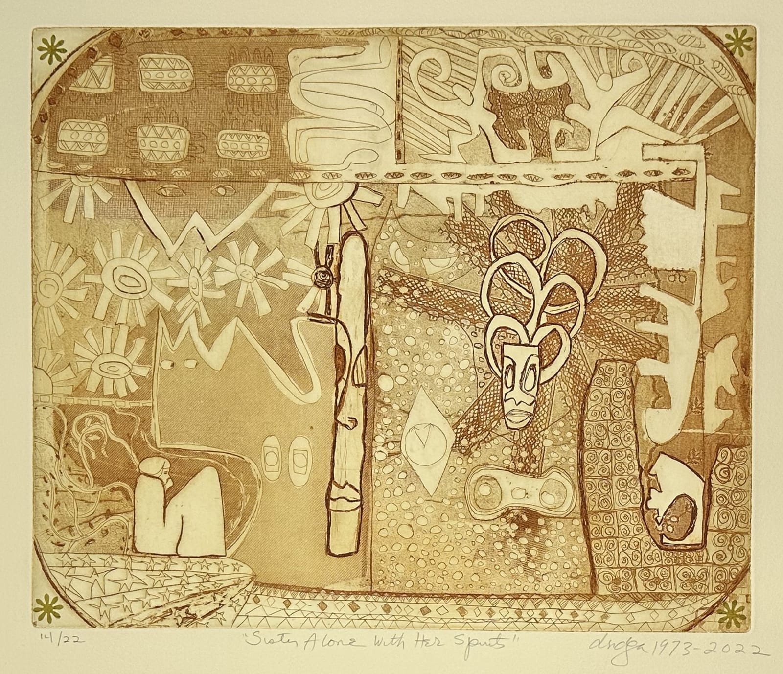 Dindga McCannon, Sister Alone With Her Spirits, 1976 - 2022