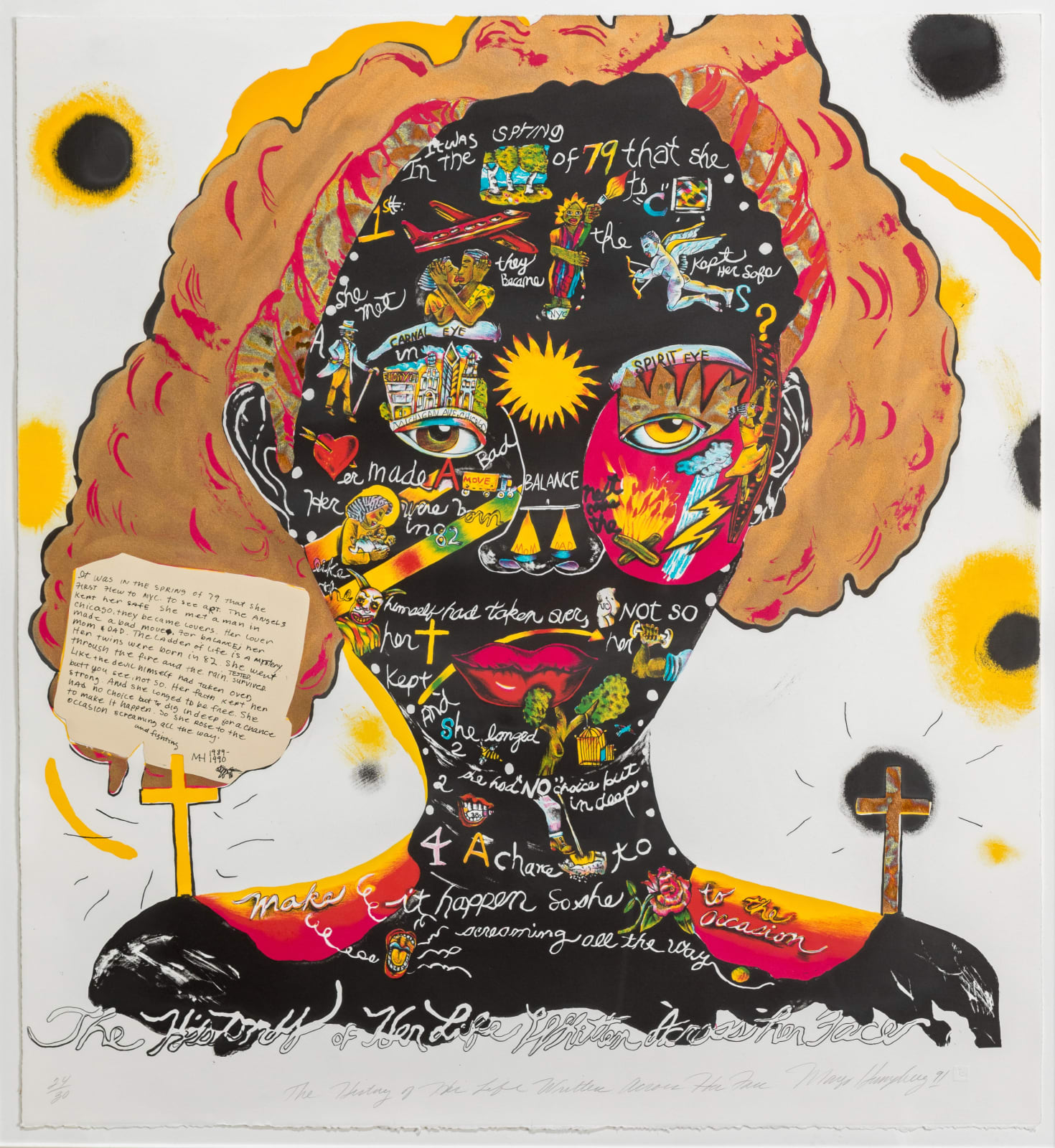 Margo Humphrey, The History of Her Life Written Across Her Face, 1991