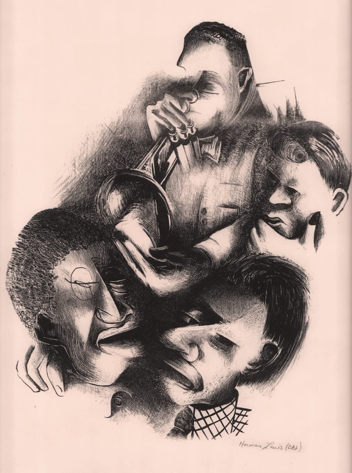 Norman Lewis, Jazz Musicians, c. 1943/44