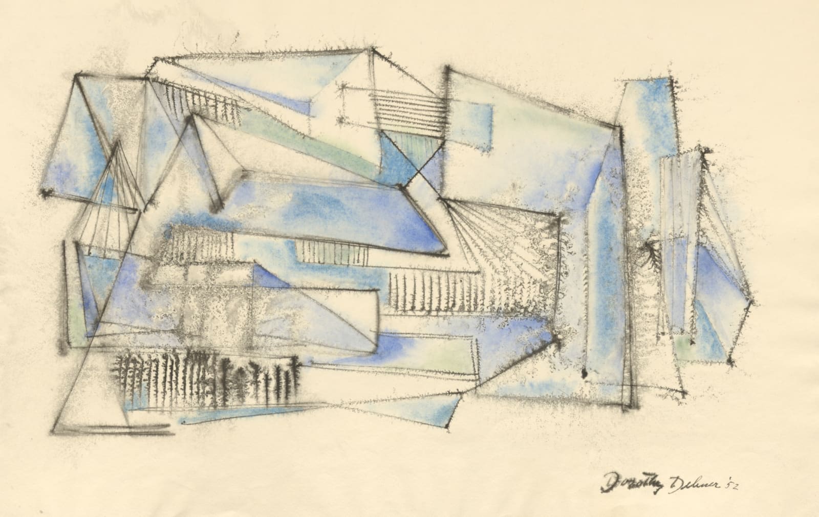 Dorothy Dehner, Untitled, 1952