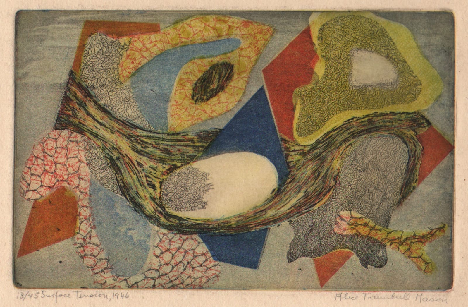 Alice Trumbull Mason , Surface Tension, 1946
