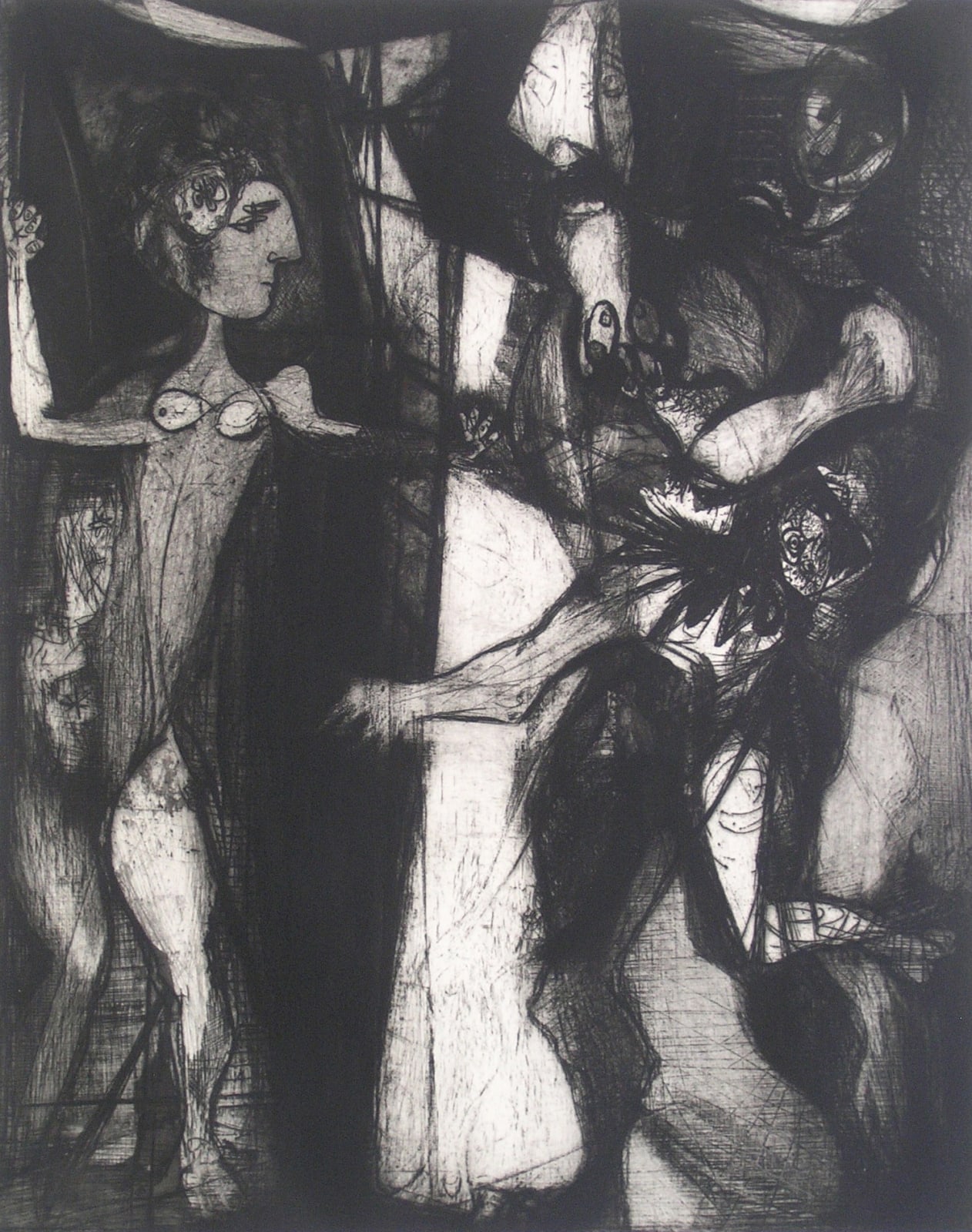 Mauricio Lasansky, For an Eye an Eye, 1946-1948