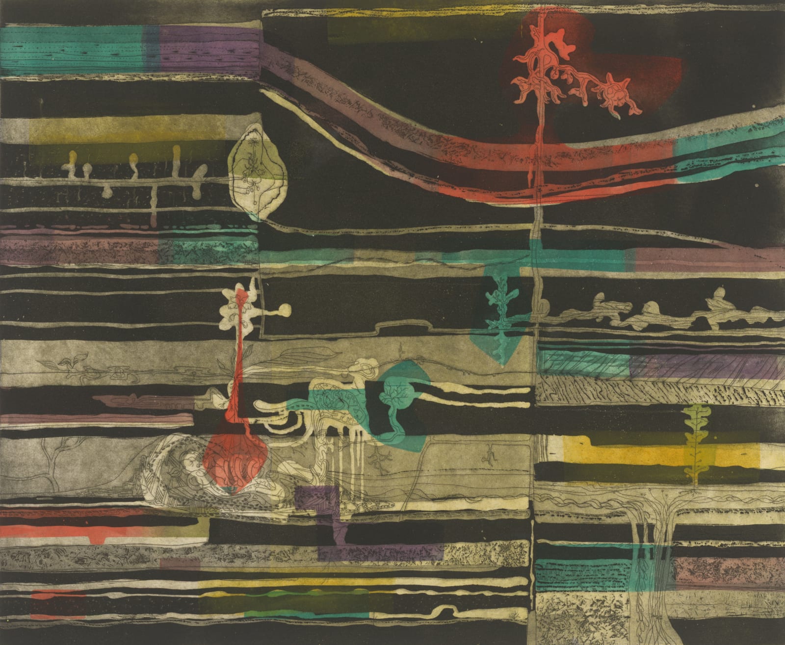 Gabor Peterdi, Germination I, 1951-52