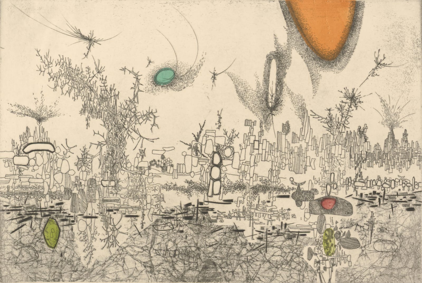Gabor Peterdi, Triumph of Stones, 1955
