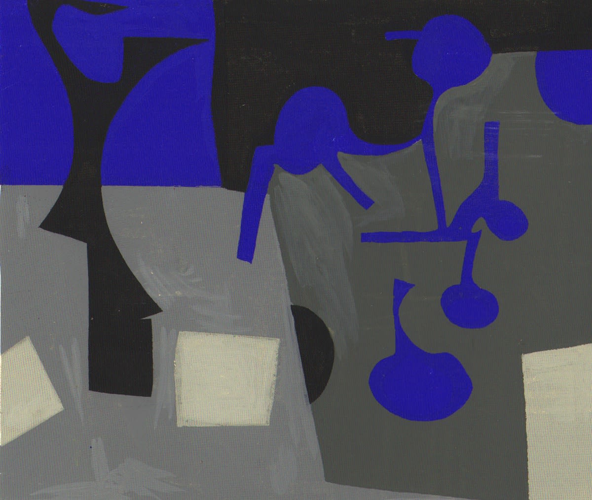 Judith Rothschild, Composition (blue/black/gray), 1946