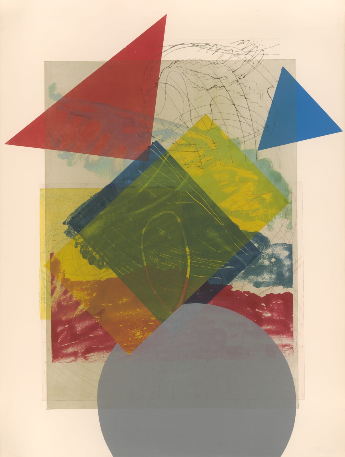 Sam Gilliam, Aviation VI, 1990