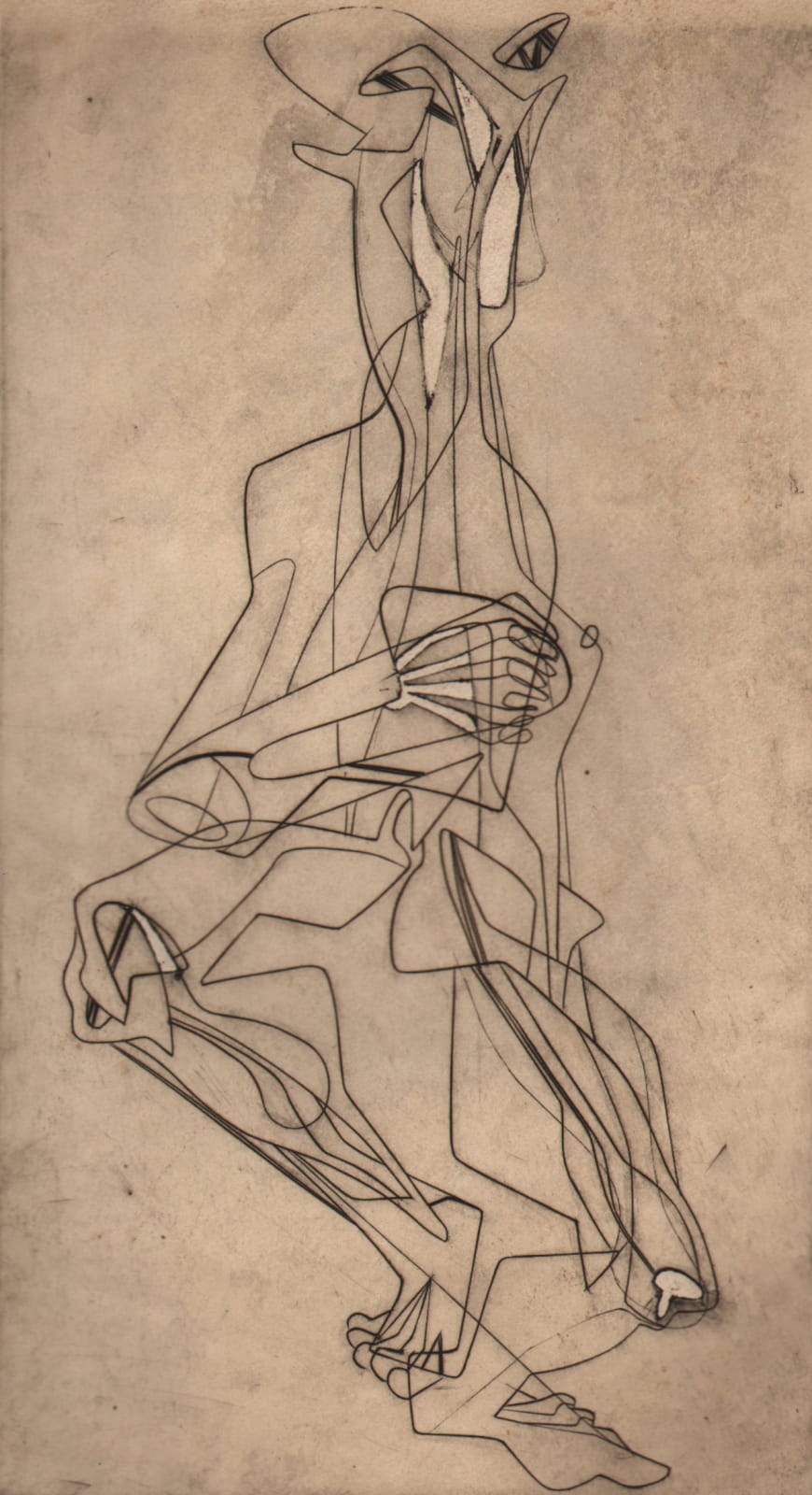 Helen Phillips, Seated Man, 1940